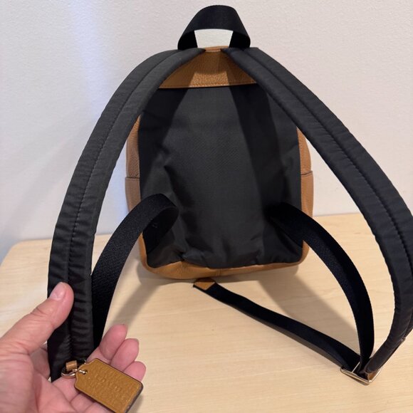 Coach Mini Backpack Camel Brown Leather – Beautiful & Unique! - Picture 6 of 10